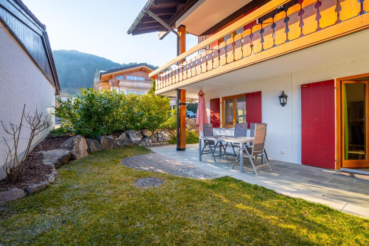 Alpenliebe Ferienwohnung Ofterschwang Esterno foto